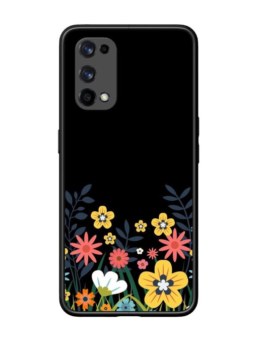 Floral Night Sky Glossy Soft Edge Case for Realme X7 Pro (5G) Chachhi