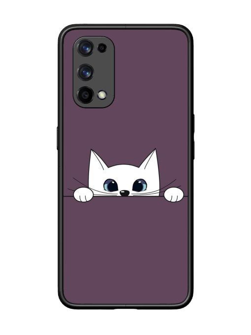 Peek-A-Boo Kitty Glossy Soft Edge Case for Realme X7 Pro (5G) Chachhi