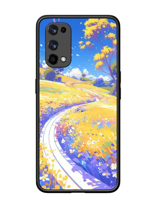 Vibrant Spring Meadow Glossy Soft Edge Case for Realme X7 Pro (5G) Chachhi