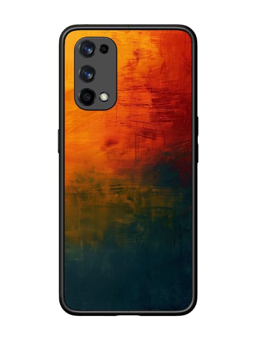 Golden Hour Canvas Glossy Soft Edge Case for Realme X7 Pro (5G) Chachhi