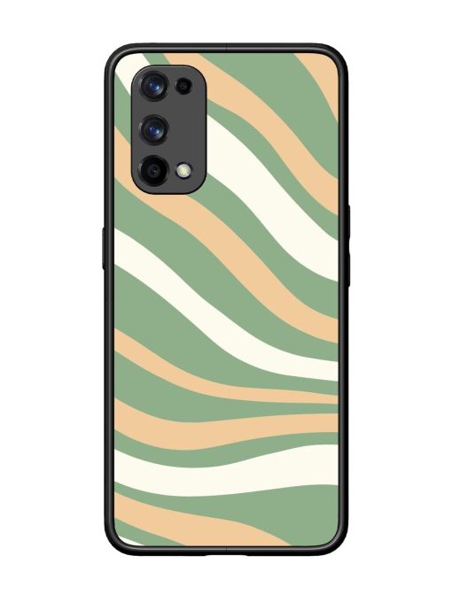 Wavy Pastel Paradise Glossy Soft Edge Case for Realme X7 Pro (5G) Chachhi