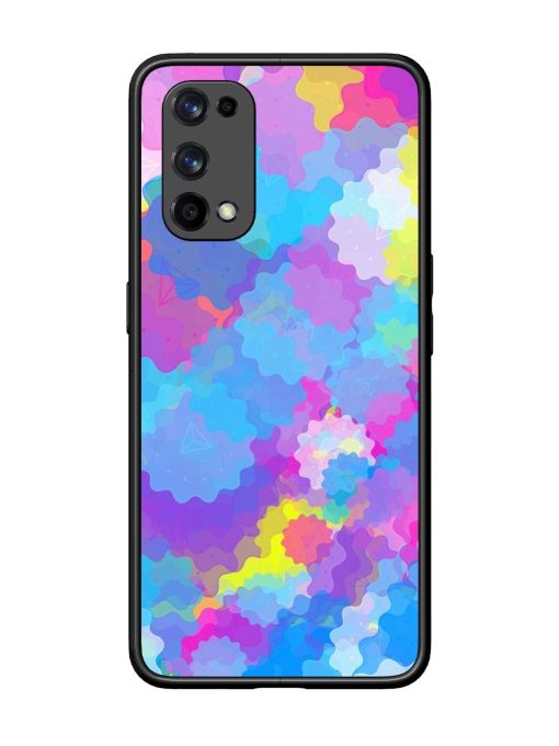 Psychedelic Cloud Burst Glossy Soft Edge Case for Realme X7 Pro (5G)