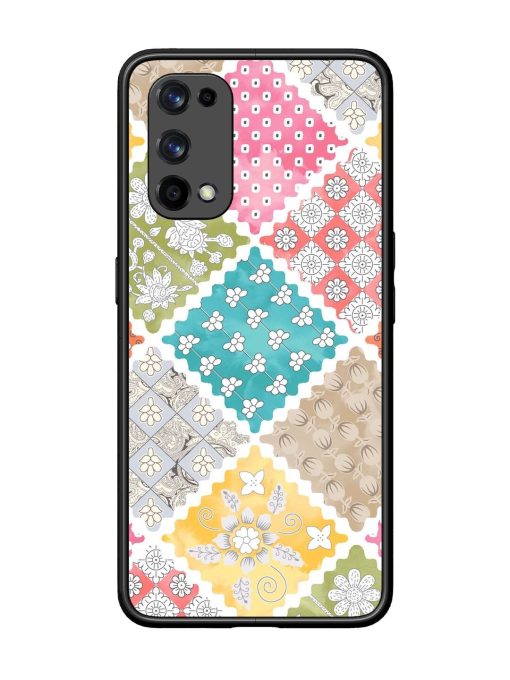 Patchwork Dreamscape Glossy Soft Edge Case for Realme X7 Pro (5G) Chachhi