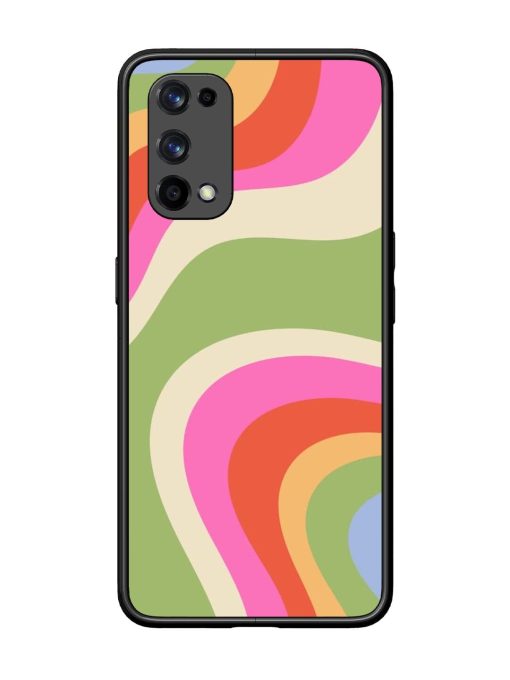 Wavy Rainbow Wonderland Glossy Soft Edge Case for Realme X7 Pro (5G) Chachhi