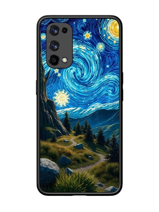 Starry Night In The Shire Glossy Soft Edge Case for Realme X7 Pro (5G) Chachhi