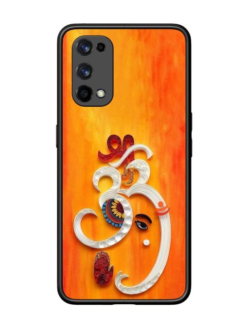 Ganesha In Quilling Art Glossy Soft Edge Case for Realme X7 Pro (5G) Chachhi