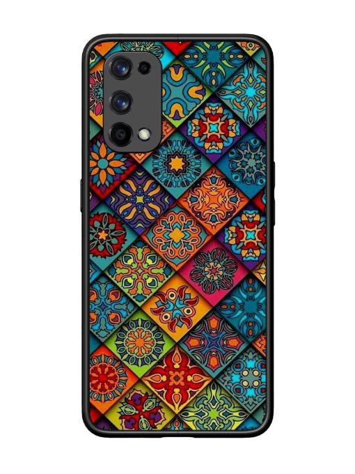 Patchwork Mandala Mosaic Glossy Soft Edge Case for Realme X7 Pro (5G) Chachhi