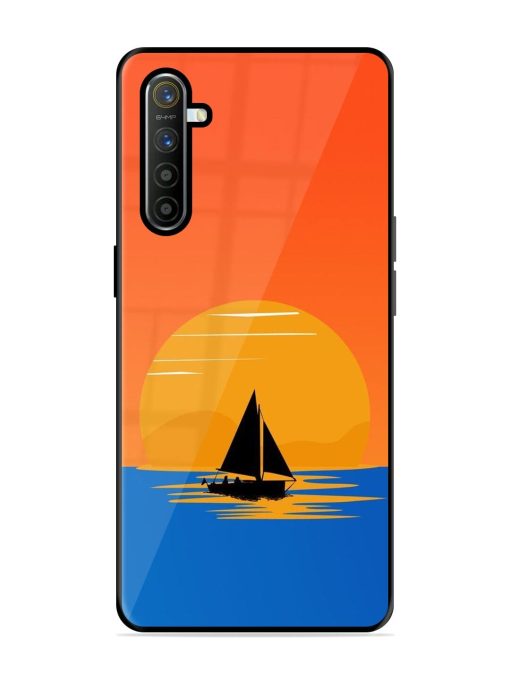 Sunset Sail Glossy Soft Edge Case for Realme Xt Chachhi