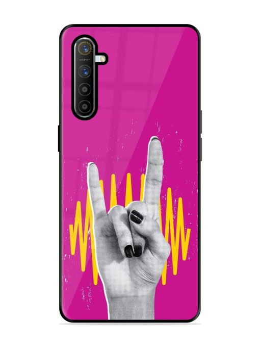 Rock Hand Glossy Soft Edge Case for Realme Xt