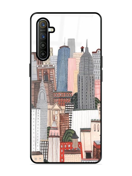 Cityscape Dreams Glossy Soft Edge Case for Realme Xt Chachhi