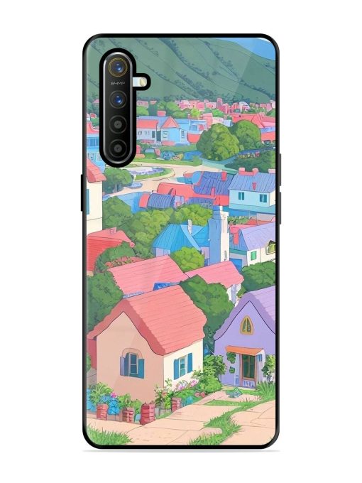 Pastel Paradise Glossy Soft Edge Case for Realme Xt Chachhi