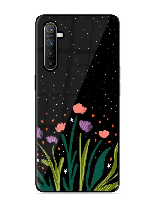 Midnight Bloom Glossy Soft Edge Case for Realme Xt Chachhi