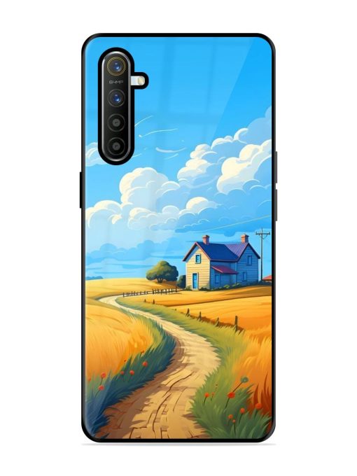 Countryside Cottage Glossy Soft Edge Case for Realme Xt Chachhi