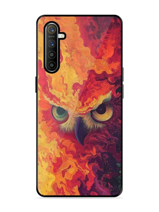 Fiery Owl Glossy Soft Edge Case for Realme Xt Chachhi