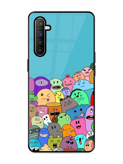 Monster Mash Glossy Soft Edge Case for Realme Xt Chachhi