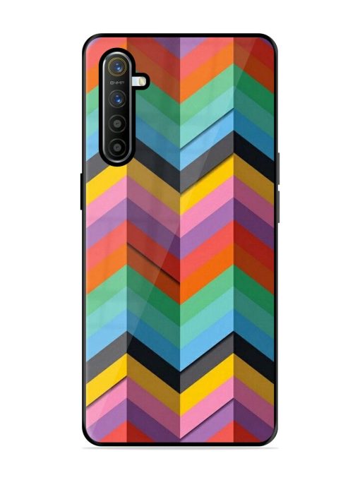 Colorful Zigzag Glossy Soft Edge Case for Realme Xt Chachhi