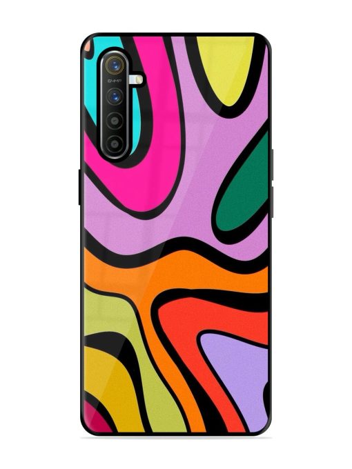 Groovy Swirls Glossy Soft Edge Case for Realme Xt Chachhi