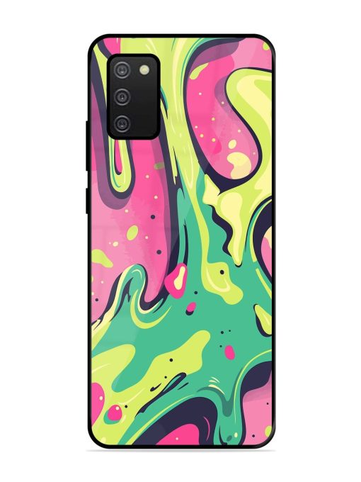 Gooey Grooves Glossy Soft Edge Case for Samsung Galaxy A02S Chachhi