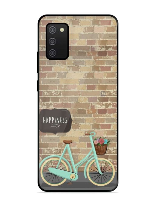 Pedaling Towards Happiness Glossy Soft Edge Case for Samsung Galaxy A02S Chachhi