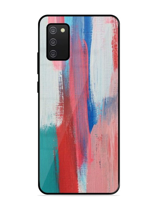 Colorful Chaos Glossy Soft Edge Case for Samsung Galaxy A02S Chachhi