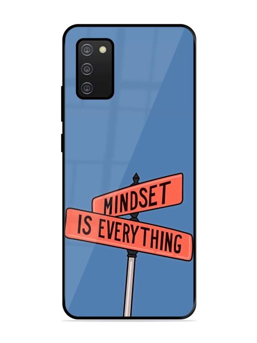 Mindset Matters Glossy Soft Edge Case for Samsung Galaxy A02S Chachhi