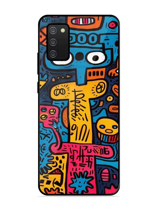 Doodletopia Glossy Soft Edge Case for Samsung Galaxy A02S Chachhi