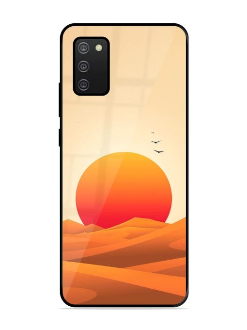 Desert Sunset Glossy Soft Edge Case for Samsung Galaxy A02S Chachhi