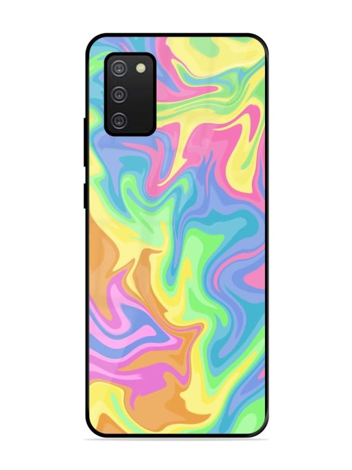 Whimsical Swirl Glossy Soft Edge Case for Samsung Galaxy A02S Chachhi