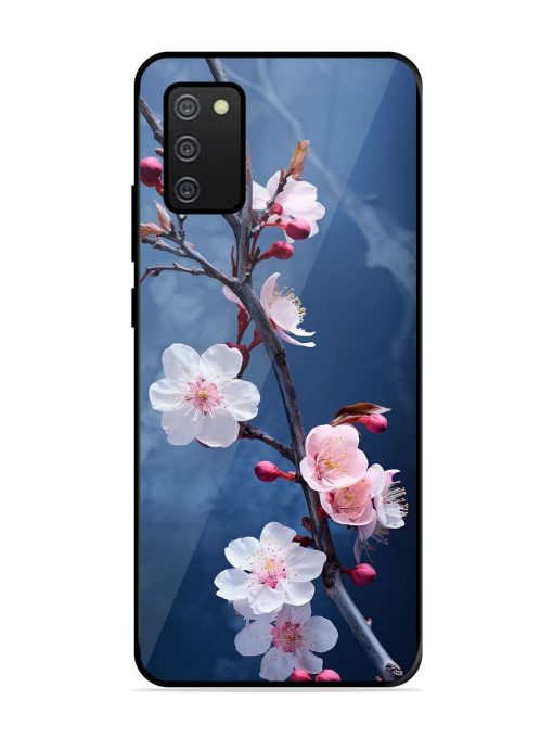 Delicate Blossoms Glossy Soft Edge Case for Samsung Galaxy A02S Chachhi