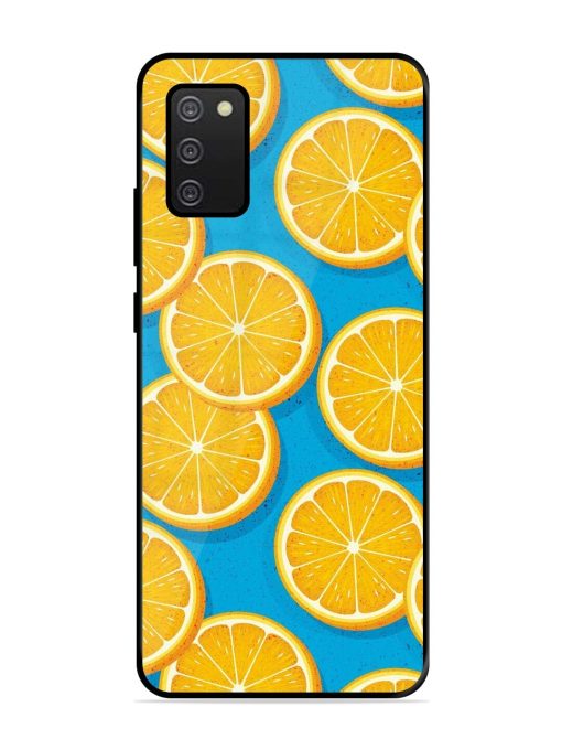 Citrus Symphony Glossy Soft Edge Case for Samsung Galaxy A02S Chachhi