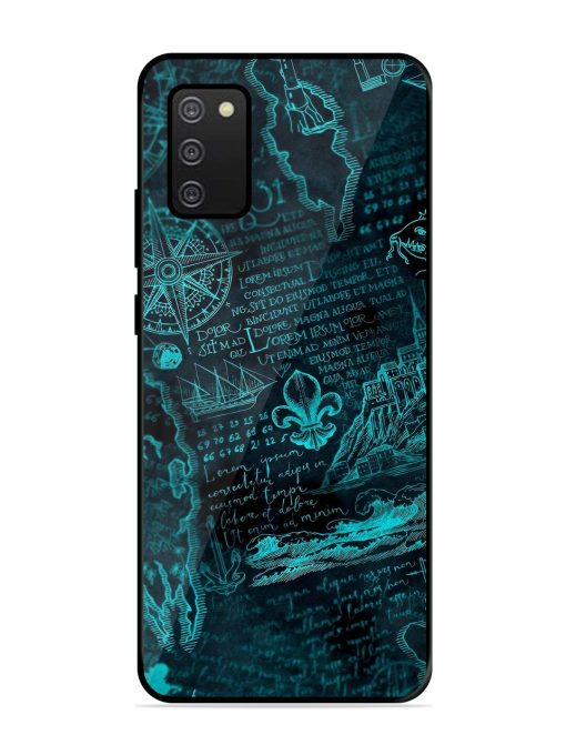 Nautical Notebook Glossy Soft Edge Case for Samsung Galaxy A02S Chachhi