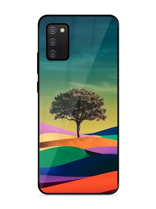 Rainbow'S Lone Sentinel Glossy Soft Edge Case for Samsung Galaxy A02S