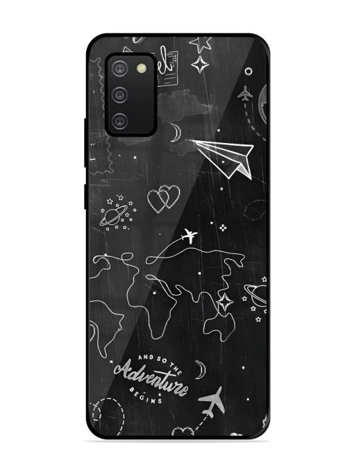 Wanderlust Sketchbook Glossy Soft Edge Case for Samsung Galaxy A02S Chachhi