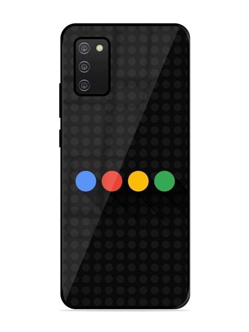 Google Dots Glossy Soft Edge Case for Samsung Galaxy A02S Chachhi