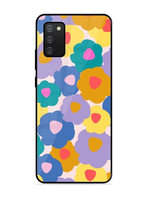 Flower Power Glossy Soft Edge Case for Samsung Galaxy A02S Chachhi