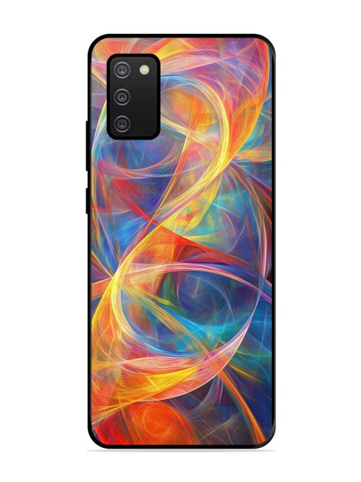 Cosmic Currents Glossy Soft Edge Case for Samsung Galaxy A02S Chachhi