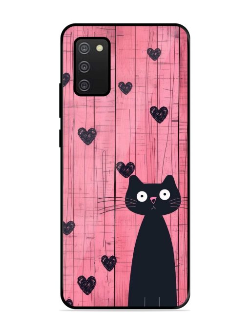 Feline Valentine'S Day Glossy Soft Edge Case for Samsung Galaxy A02S Chachhi