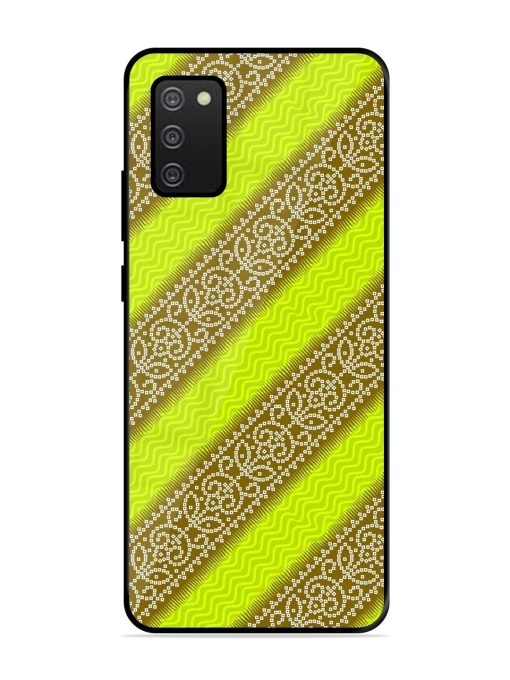 Golden Bandana Bliss Glossy Soft Edge Case for Samsung Galaxy A02S