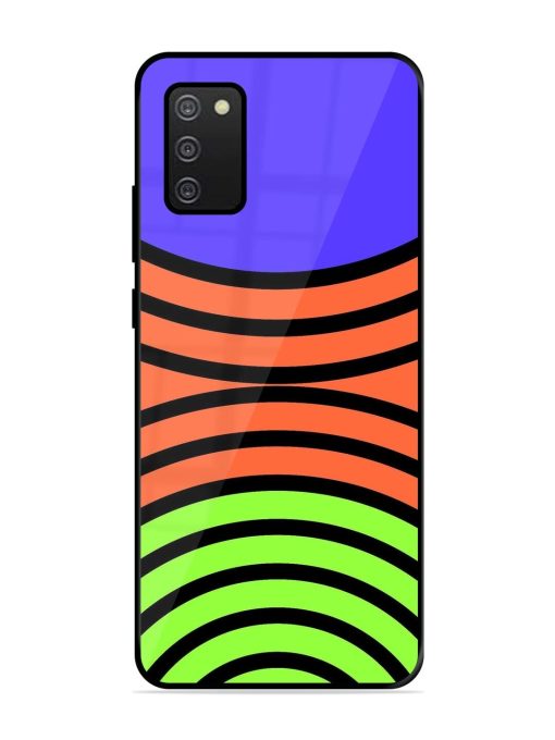 Psychedelic Stripe Symphony Glossy Soft Edge Case for Samsung Galaxy A02S Chachhi