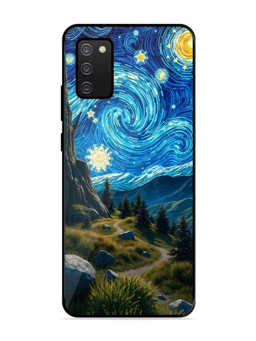 Starry Night In The Shire Glossy Soft Edge Case for Samsung Galaxy A02S