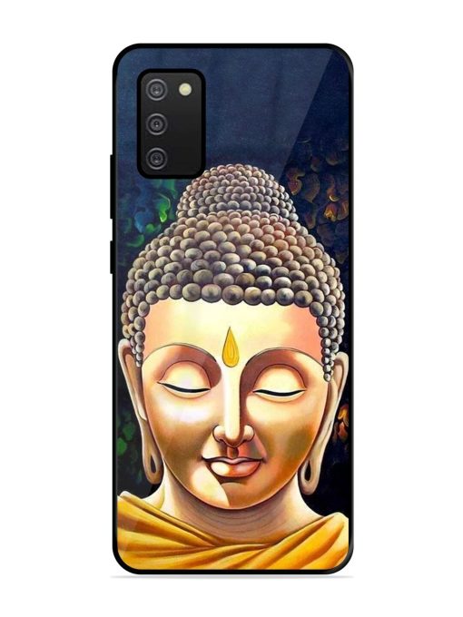 Buddha Face Glossy Soft Edge Case for Samsung Galaxy A02S Chachhi