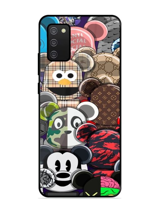 Streetwear Bearbrick Extravaganza Glossy Soft Edge Case for Samsung Galaxy A02S Chachhi