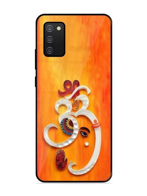 Ganesha In Quilling Art Glossy Soft Edge Case for Samsung Galaxy A02S Chachhi