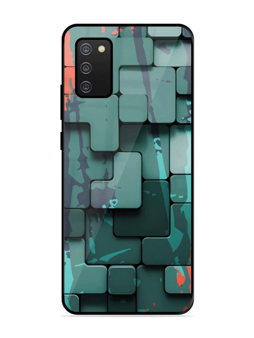 Abstract Geometric Mosaic Glossy Soft Edge Case for Samsung Galaxy A02S Chachhi