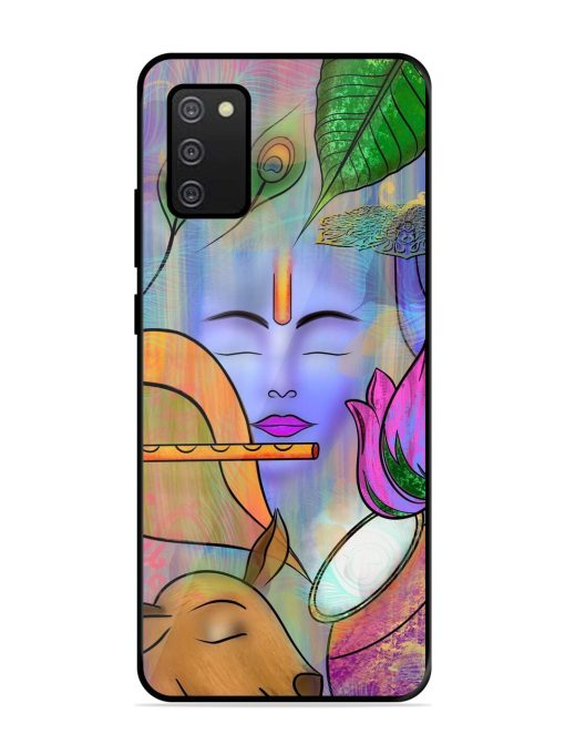 Divine Serenity Glossy Soft Edge Case for Samsung Galaxy A02S Chachhi