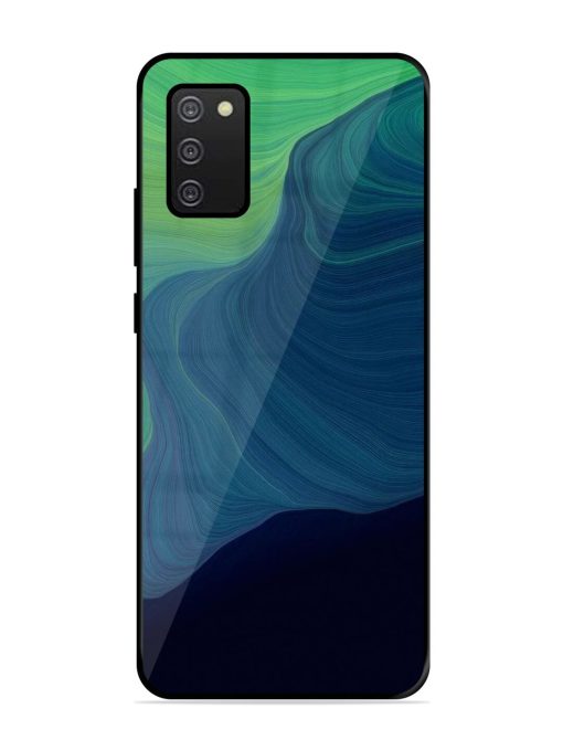 Oceanic Dreams Glossy Soft Edge Case for Samsung Galaxy A02S Chachhi