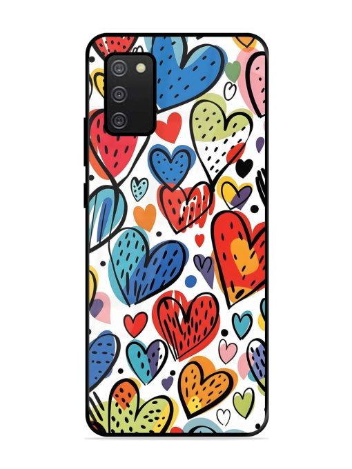 Heartfelt Harmony Glossy Soft Edge Case for Samsung Galaxy A02S