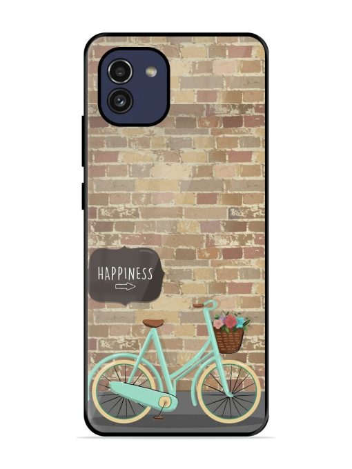 Pedaling Towards Happiness Glossy Soft Edge Case for Samsung Galaxy A03 Chachhi