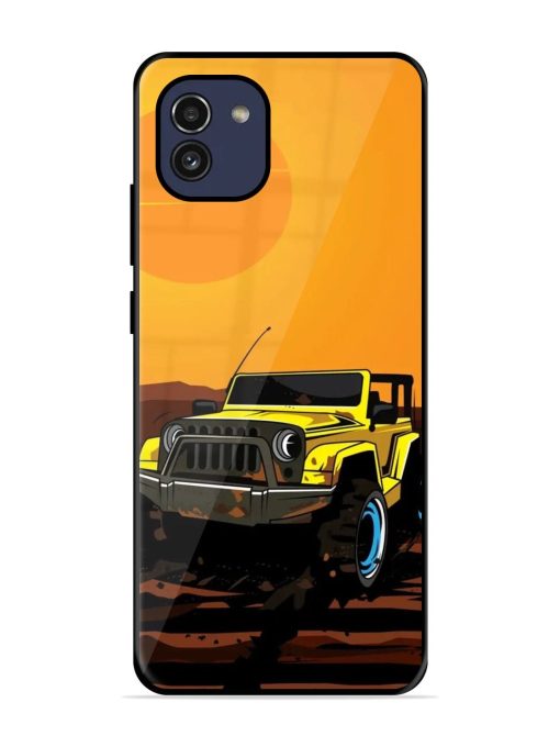 Sunset Cruise Glossy Soft Edge Case for Samsung Galaxy A03 Chachhi