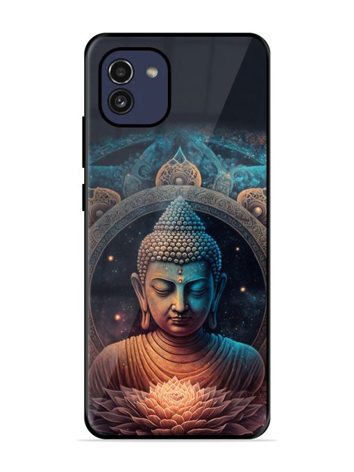 The Buddha Art Glossy Soft Edge Case for Samsung Galaxy A03 Chachhi